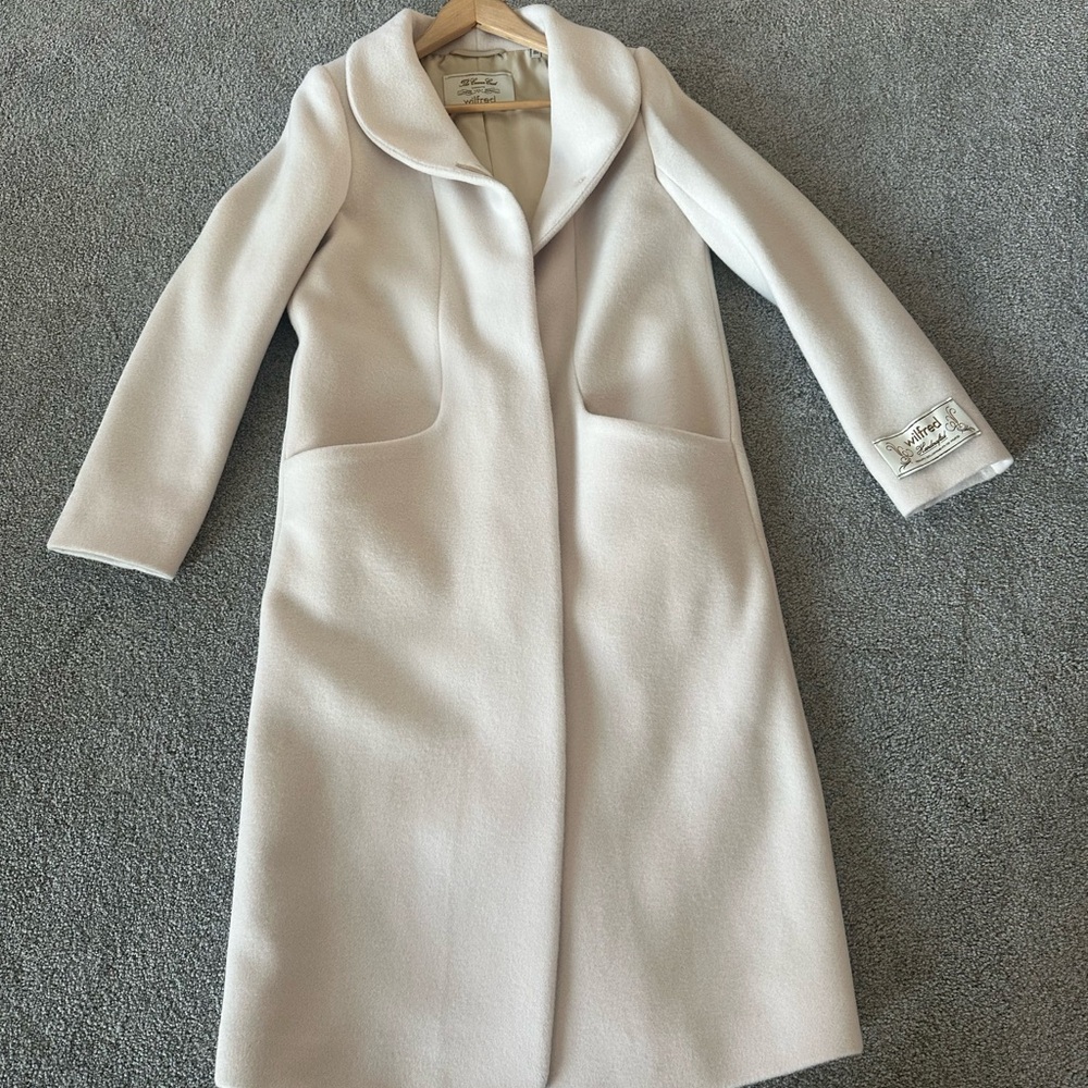 Wilfred Cream Trench Coat